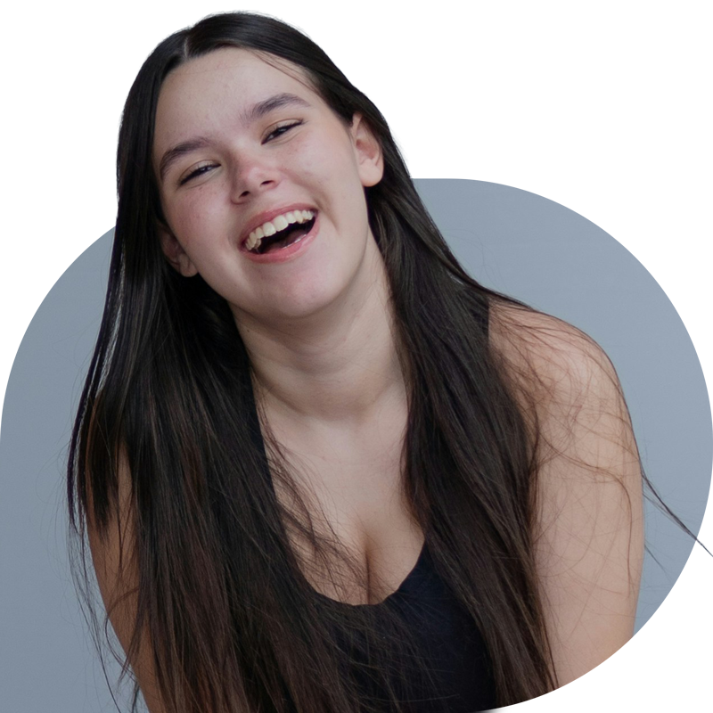 Happy patient smiling